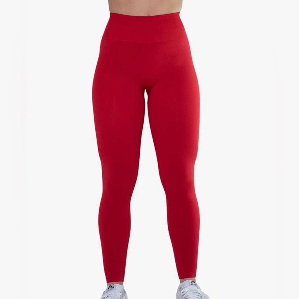 Aurola Intensify Small Workout Leggings Fiery Red